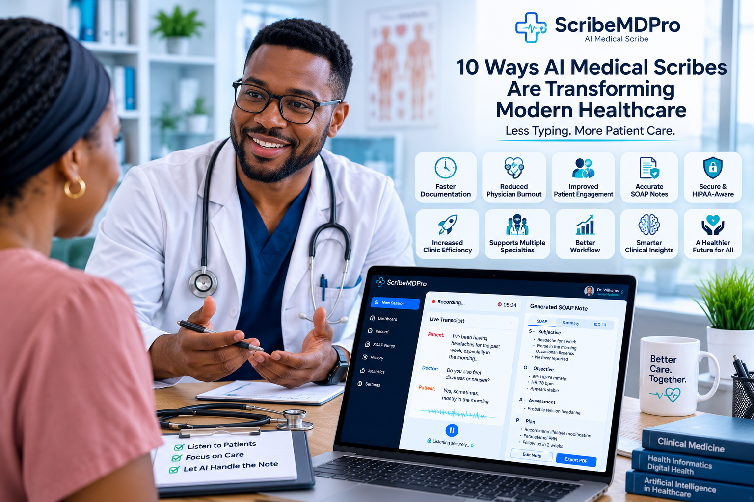 10 Ways AI Medical Scribes Are Transforming Modern Healthcare