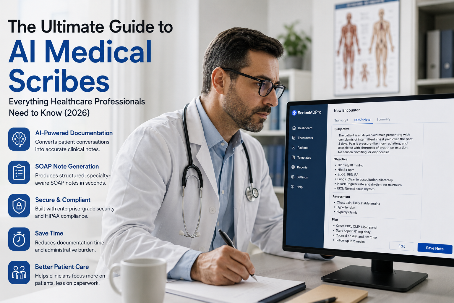 The Ultimate Guide to AI Medical Scribes: Everything Healthcare Professionals Need to Know (2026)